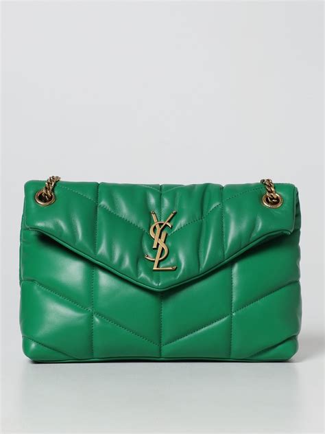 borsa ysl verde militare|Borse da donna SAINT LAURENT .